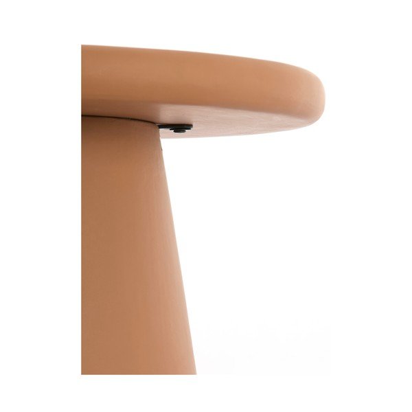 Kulatý konferenční stolek v terakotové barvě ø 70 cm Kulona – Light & Living-image-3