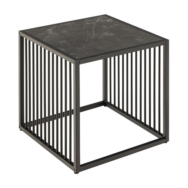 Odkládací stolek v dekoru kamene 40x40 cm Strington – Actona-image-2