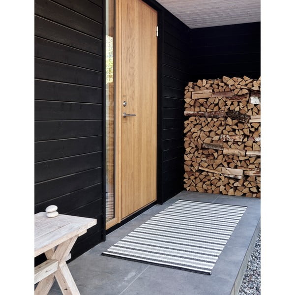 Šedo-béžový vnitřní a venkovní běhoun 85x200 cm Teo Warm Grey – Pappelina-image-2