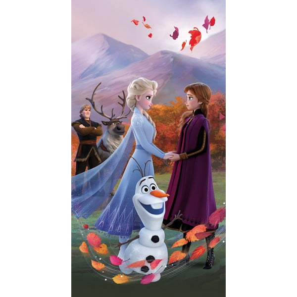 Bavlněná dětská osuška 70x140 cm Frozen "Wind" – Jerry Fabrics