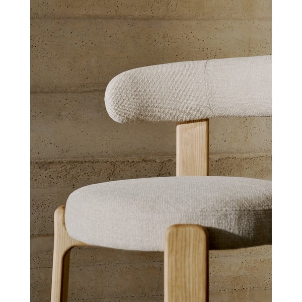 Béžová/v přírodní barvě jídelní židle z jasanového dřeva Granite – Kave Home-image-2