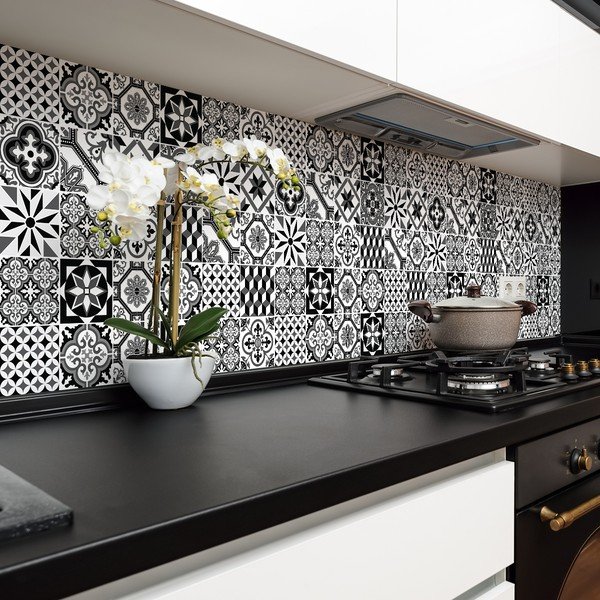 Sada 24 nástěnných samolepek Ambiance Chikito, 10 x 10 cm-image-2