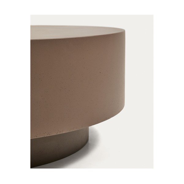 Betonový kulatý zahradní konferenční stolek ø 60 cm Garbet – Kave Home-image-4