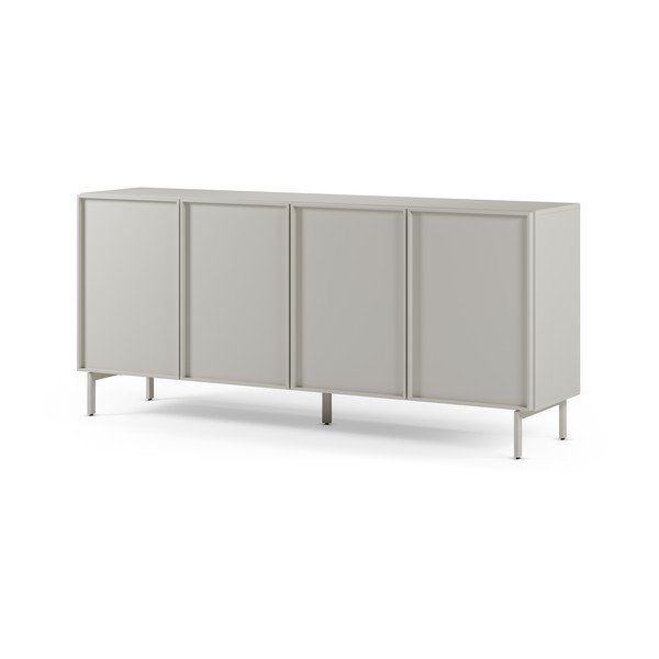 Krémová skříňka 180x80x42 cm Brise – Marckeric-image-4