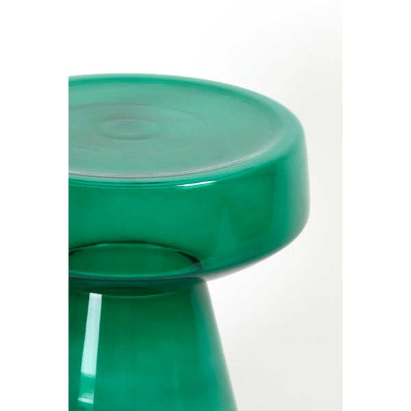 Skleněný kulatý odkládací stolek ø 37 cm Dakwa – Light & Living-image-2