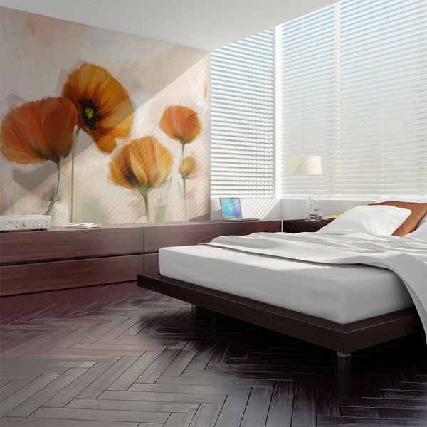 Velkoformátová tapeta Artgeist Vintage Poppies, 400 x 309 cm-image-1