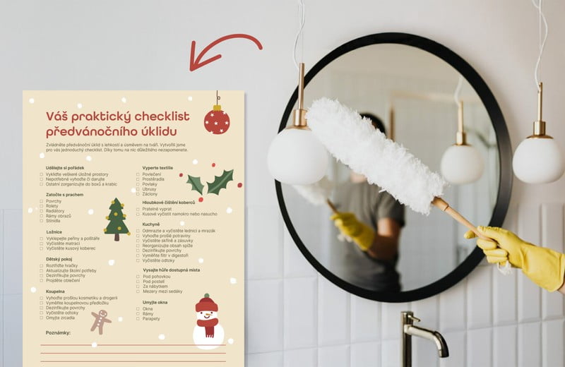 (Před)vánoční úklid bez stresu: Ultimátní průvodce s checklistem