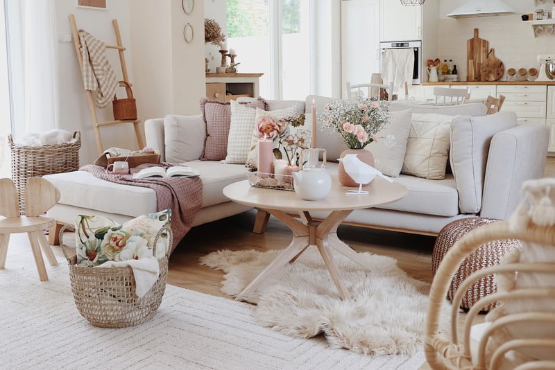 Inspirace: Obývací pokoj, Romantický styl