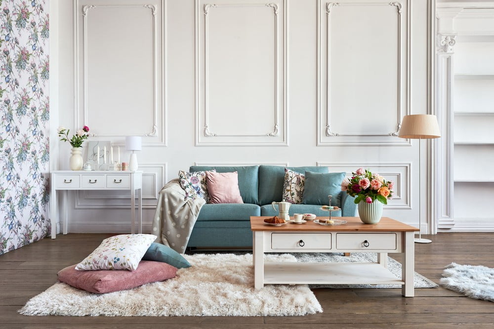 Inspirace: Romantický styl, Obývací pokoj, Velikonoce, Jaro