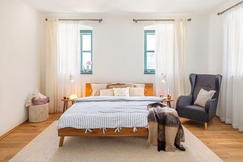 Inspirace: Ložnice, Rustikální styl