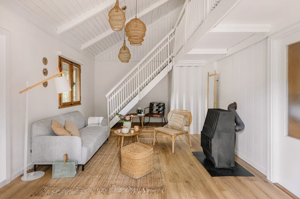 Inspirace: Obývací pokoj, Chata a chalupa