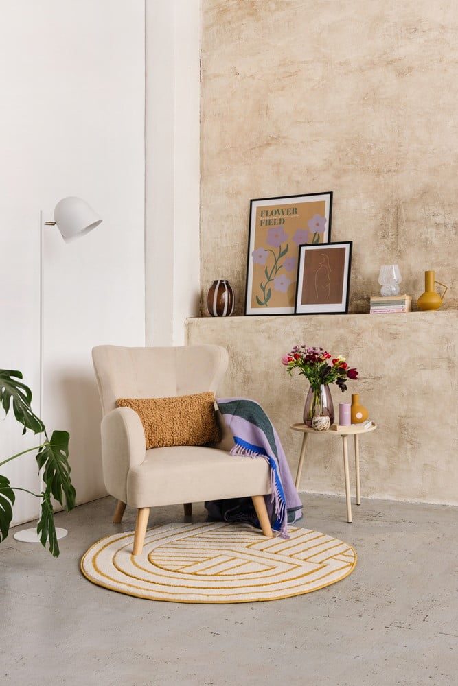 Inspirace: Obývací pokoj, Romantický styl, Textil