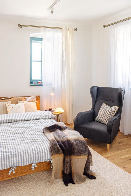 Inspirace: Ložnice, Rustikální styl