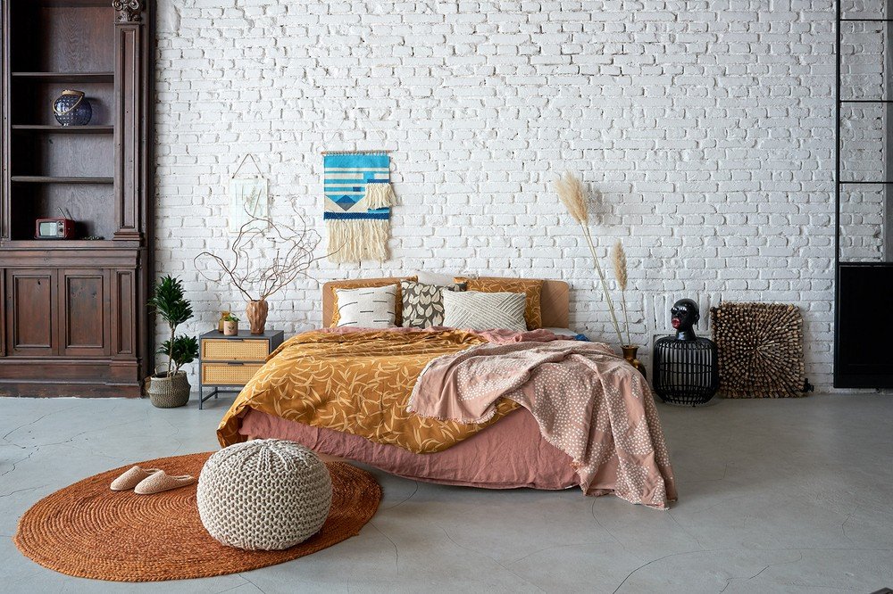 Inspirace: Ložnice, Boho styl