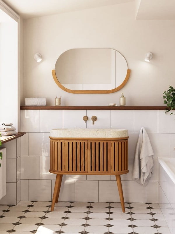 Inspirace: Koupelna, Skandinávský styl