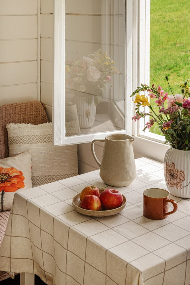 Inspirace: Rustikální styl, Romantický styl, Jídelna, Textil