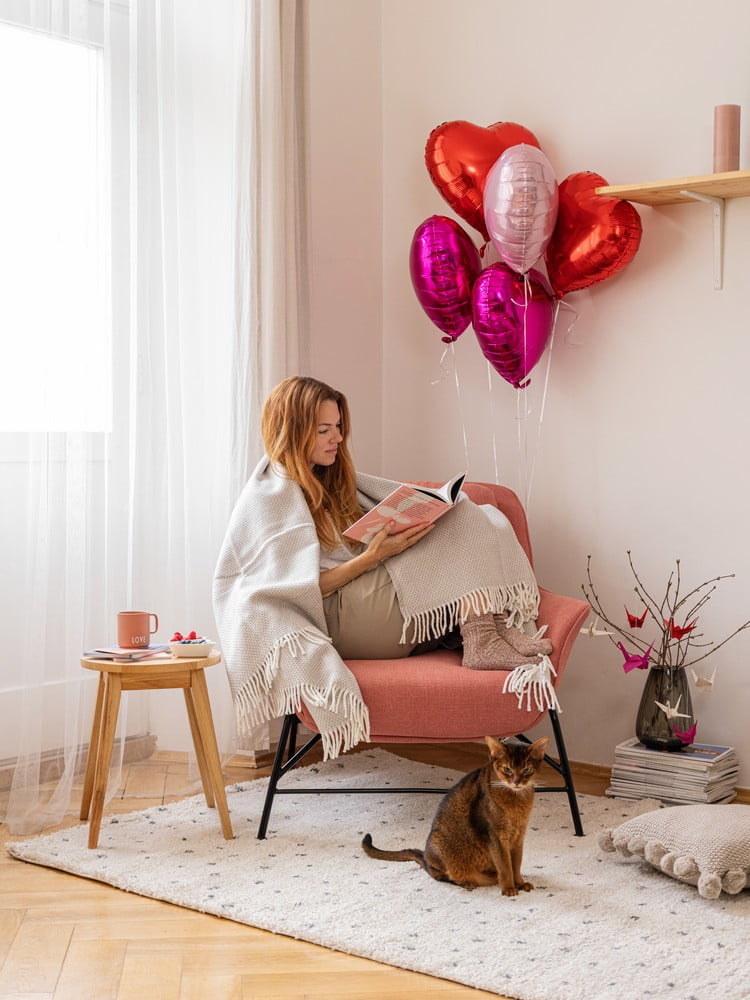 Inspirace: Valentýn, Obývací pokoj