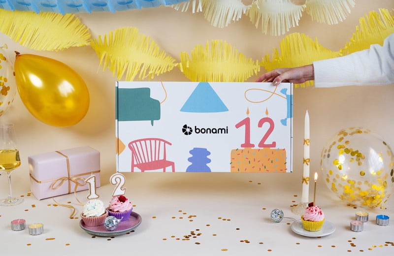 12 let Bonami: Oslavte s námi narozeniny a vyhrajte box plný designových pokladů