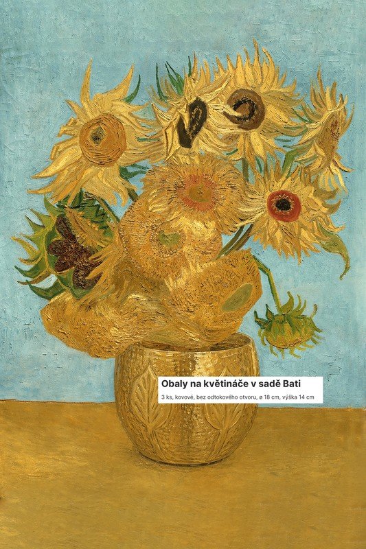 Kytky slavné po celém světě. Obal dostupný na Bonami.<br><b>Slunečnice</b>, Vincent van Gogh vs TMBK