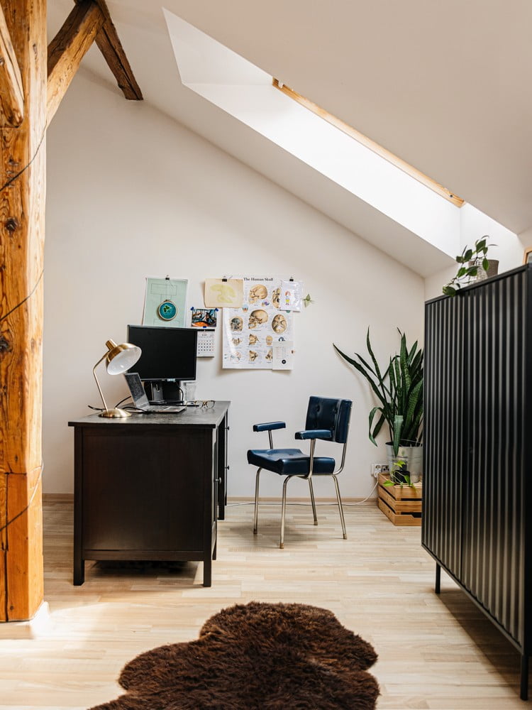 Inspirace: Obývací pokoj, Práce a studium