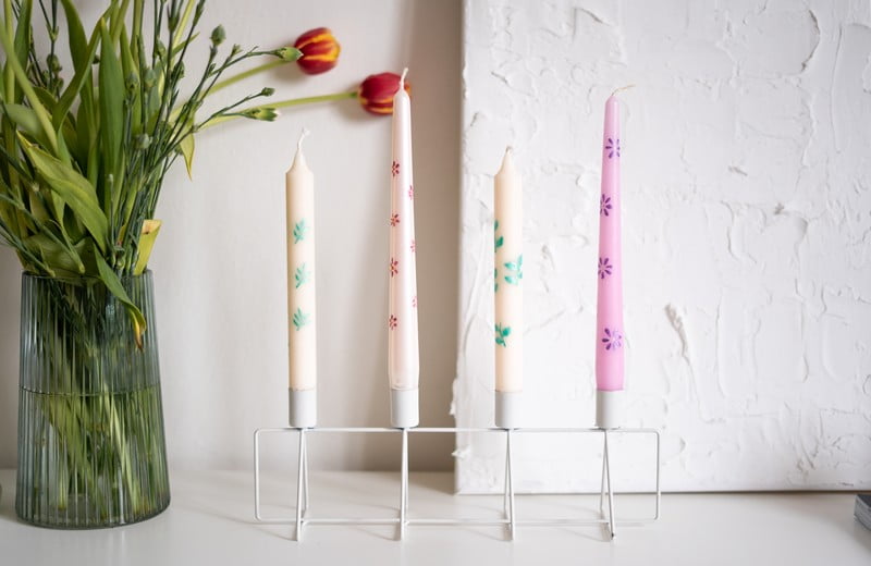 DIY: Malování na svíčky