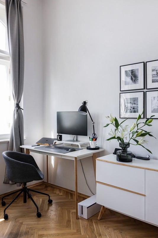 Inspirace: Pracovna, Obývací pokoj, Skandinávský styl