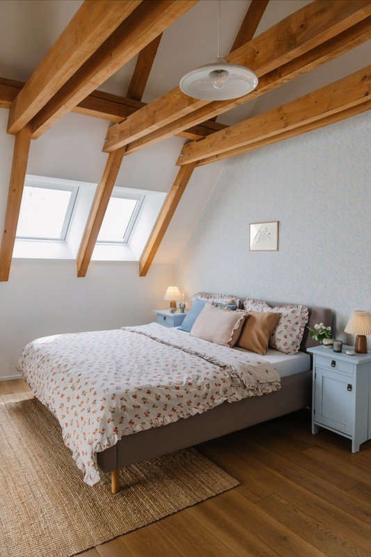 Inspirace: Ložnice, Rustikální styl