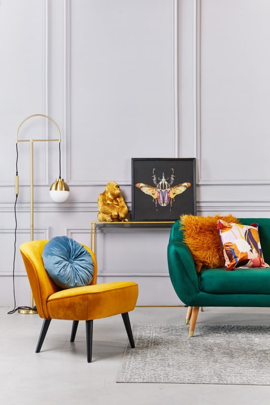 Inspirace: Obývací pokoj, Glamour styl