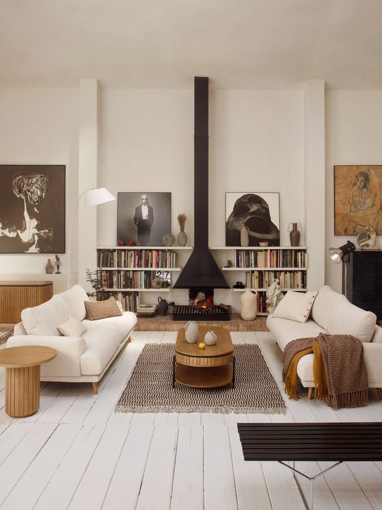 Inspirace: Obývací pokoj, Skandinávský styl