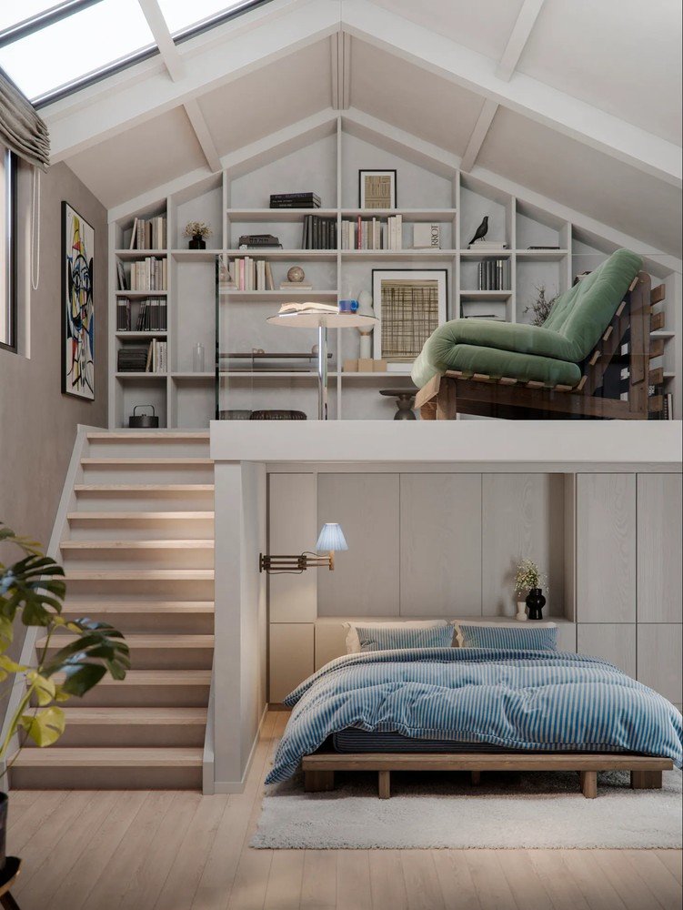 Inspirace: Ložnice, Skandinávský styl