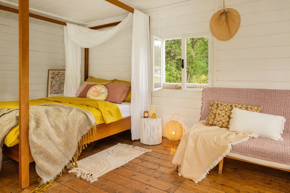 Inspirace: Rustikální styl, Ložnice