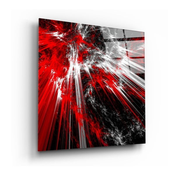 Skleněný obraz Insigne Red Blast, 40 x 40 cm