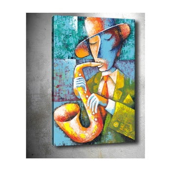 Tablou tablo center saxophone, 50 x 70 cm