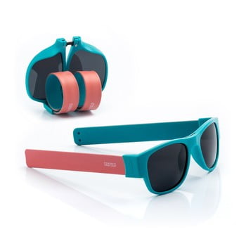 Ochelari de soare pliabili InnovaGoods Sunfold AC1, roz - albastru imagine