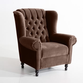 Fotoliu max winzer vary velvet, maro