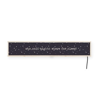 Decorațiune pentru perete cu lumini led surdic nights, 120 x 30 cm