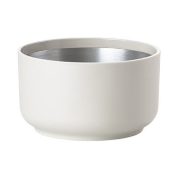 Bol cu strecurătoare zone peili strainer, alb