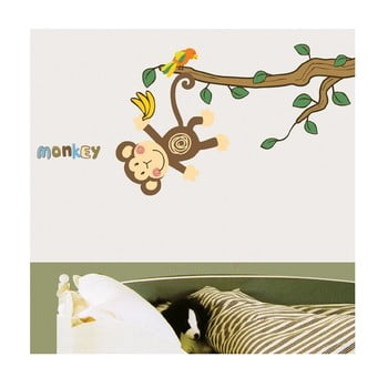 Autocolant ambiance monkey and tree