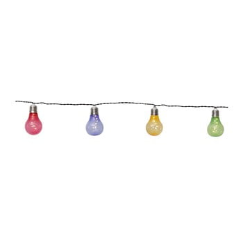 Șirag luminos solar led pentru exterior best season glow, multicolor