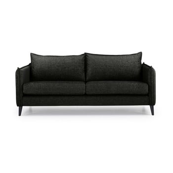 Canapea cu 3 locuri softnord leo, negru