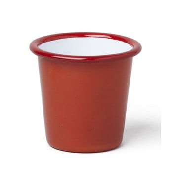 Pahar smălțuit Falcon Enamelware, 124 ml, roșu