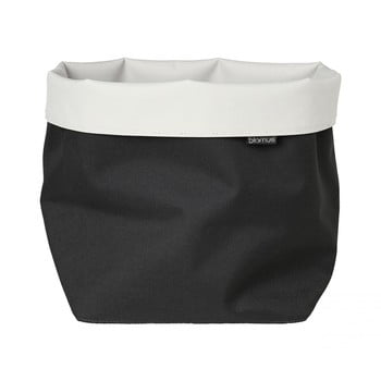 Coș de depozitare reversibil blomus, 23 x 23 cm, gri - alb