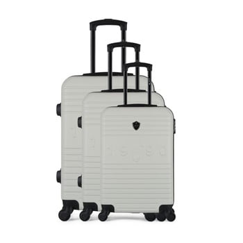 Set 3 trolere cu roți gentleman farmer cadenas integre duro, bej