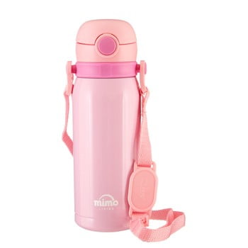 Sticlă termos premier housewares mimo kids, 450 ml, roz