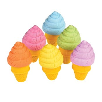 Set 6 gume de șters rex london ice cream