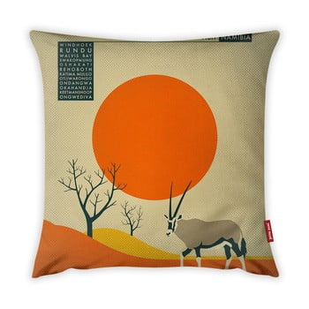 Față de pernă vitaus retreno braun, 43 x 43 cm