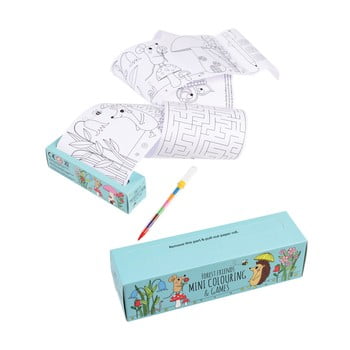 Set de călătorie pentru colorat și făcut puzzle-uri rex london forest