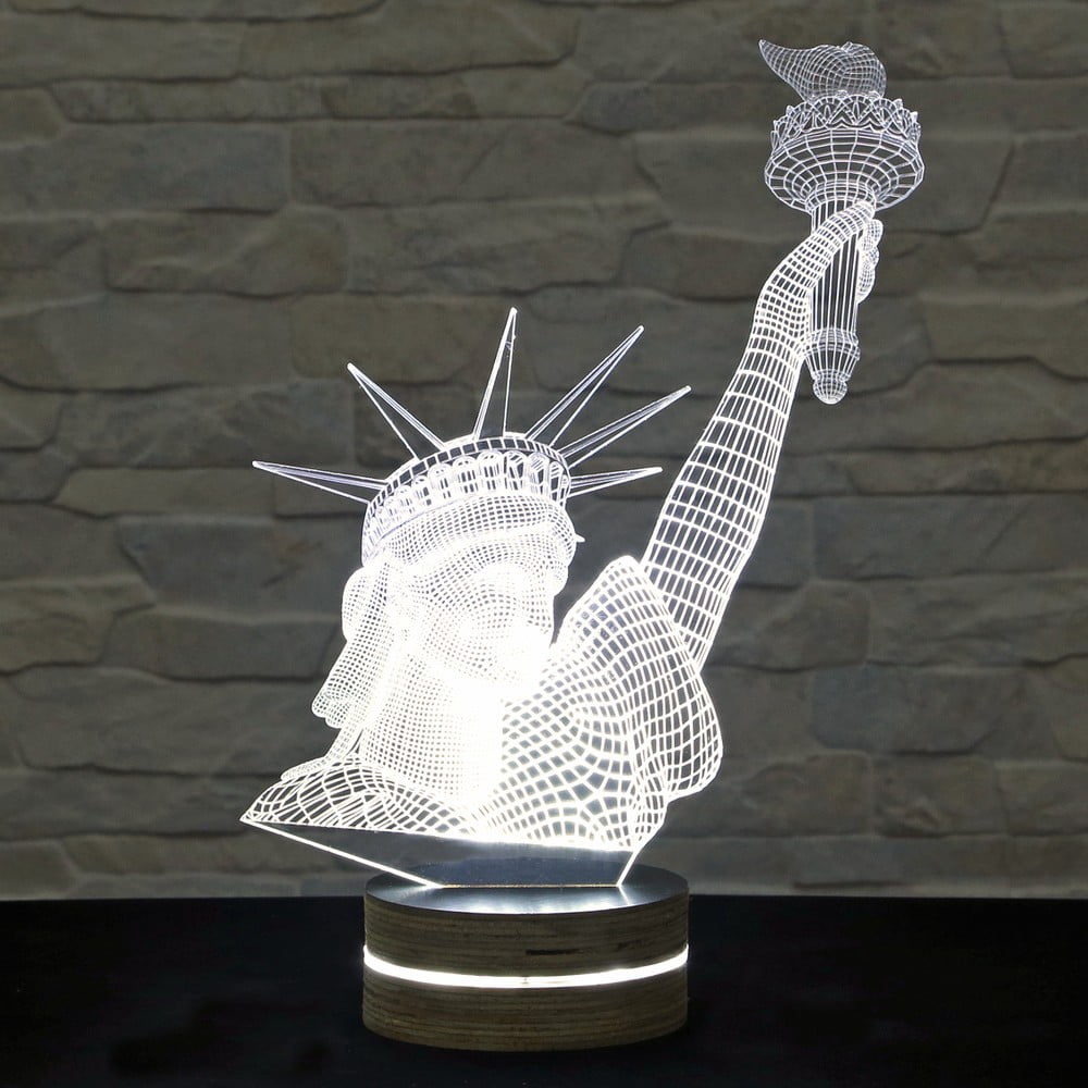3D stolní lampa Statue of Liberty