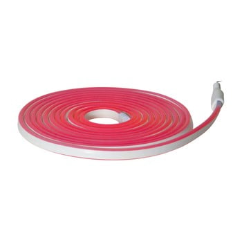 Șirag luminos pentru exterior best season rope light flatneon, lungime 500 cm, roșu