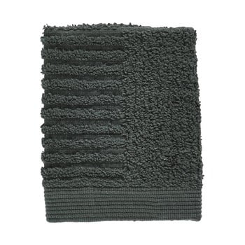Prosop din bumbac 100% pentru față zone classic pine green, 30 x 30 cm, verde închis